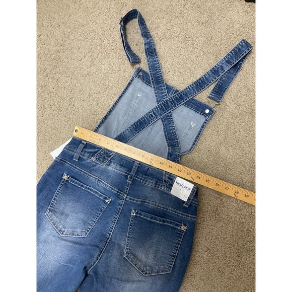 NWT Wallflower Coverall Overall Dungarees Medium Blue Jeans - Picture 7 of 8